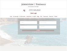 Tablet Screenshot of johnstonthomas.com